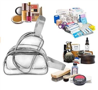 PVC-Make-up-transparenter Beutel PVC-wasserdichte Reise-Kulturbeutel
